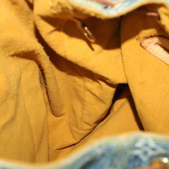 LOUIS VUITTON Monogram Denim Sac A Dos GM Backpack Blue M95056 LV Auth 40432 - Picture 12 of 16